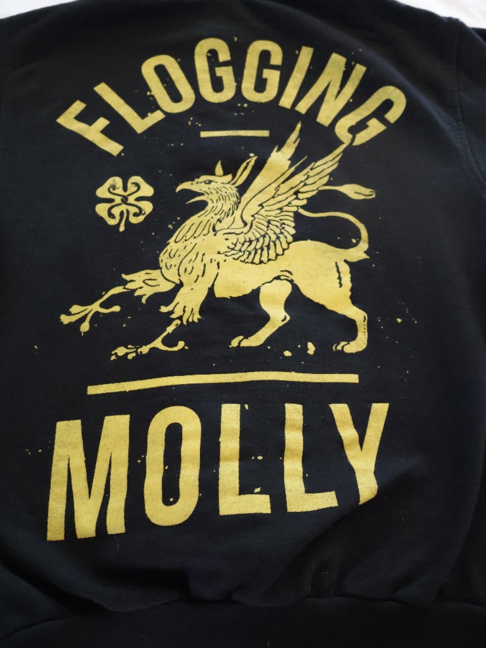 Flogging Molly zip up hoodie hooded sweatshirt